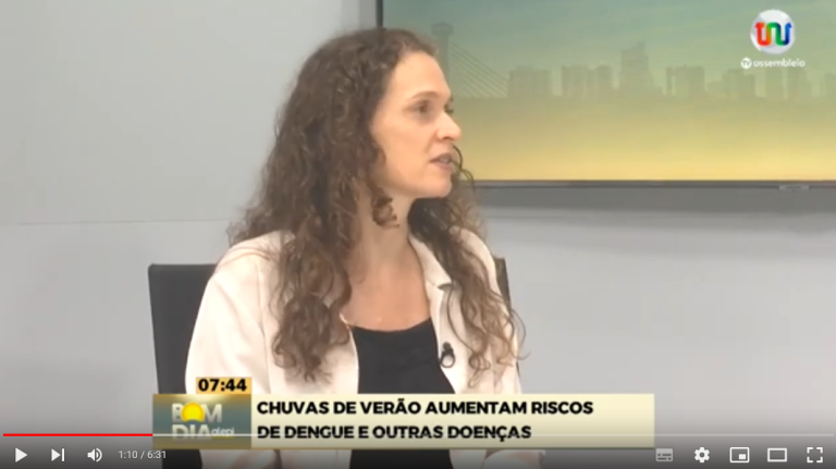 Entrevista TV Assembleia – Profa. Lilian Catenacci fala sobre Dengue
